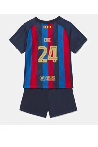 Barcelona Eric Garcia #24 Babyklær Hjemme Fotballdrakt til barn 2022-23 Korte ermer (+ Korte bukser)